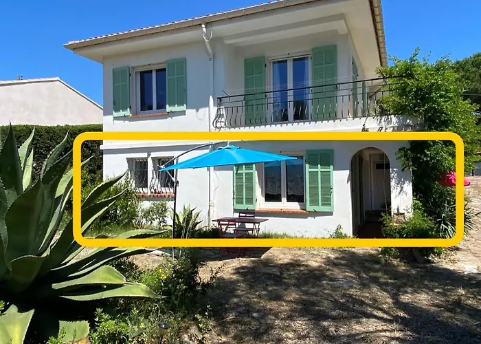 Chez Madou, T1 En Bas De Villa Et Rez De Jardin A 900M De La Mer Et Des Commerces